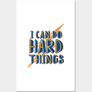 Growth mindset | I can do hard things Posters and Art